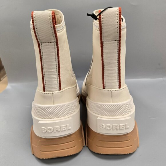 SOREL Brex Chelsea Boot Pull On Ankle Bootie Natural Sea Salt Leather Size 10 - Picture 11 of 13